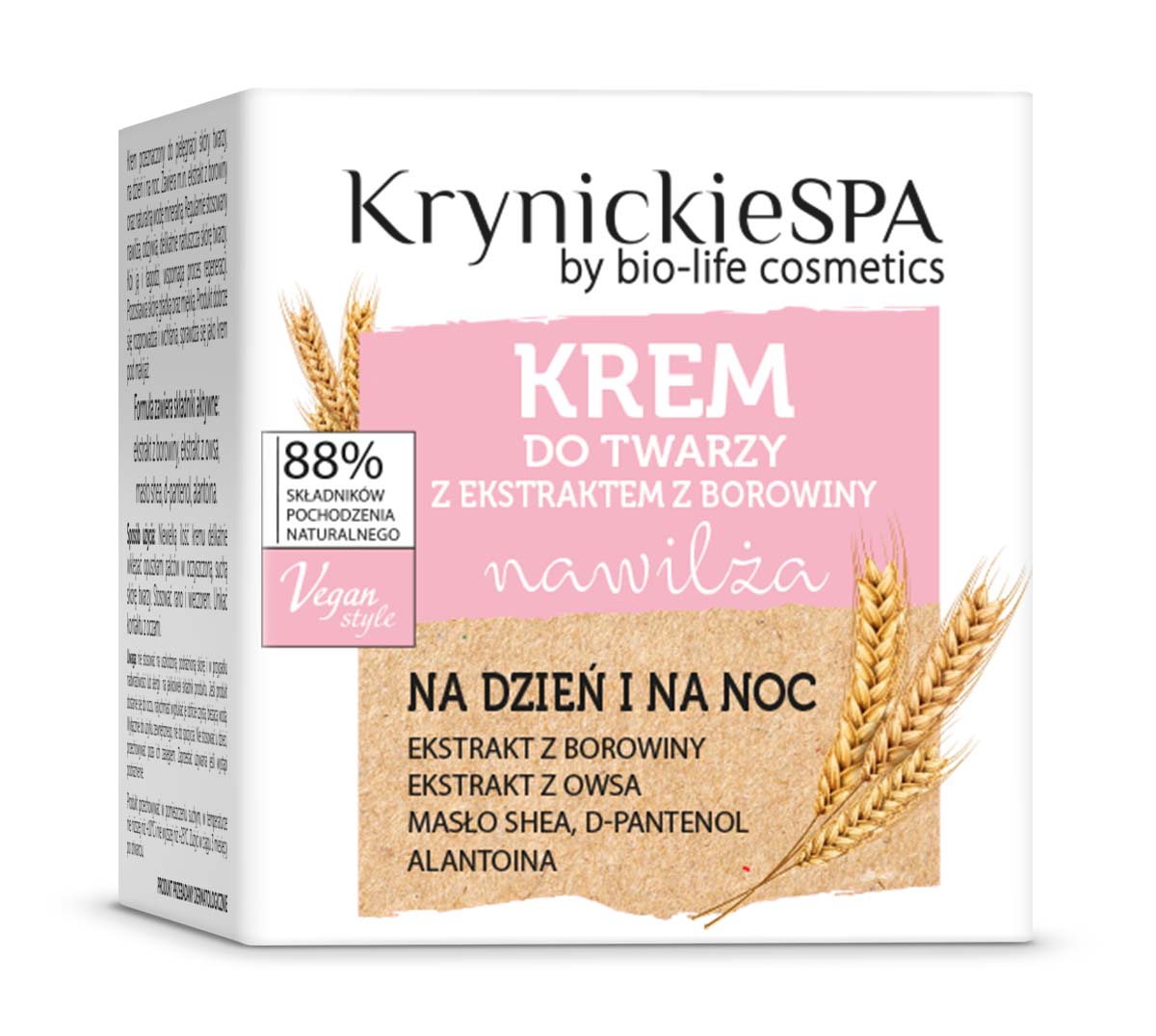 Krem do twarzy z ekstraktem z borowiny KrynickieSPA