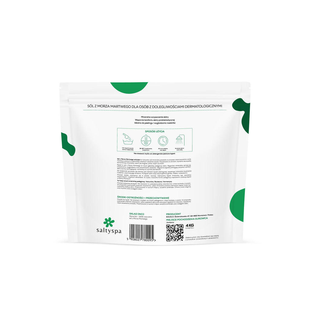 Minerał z Jordanii saltyspa - Sól z Morza Martwego do kąpieli saltyspa