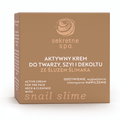 Aktywny krem ze śluzem ślimaka do twarzy, szyi i dekoltu SekretneSPA
