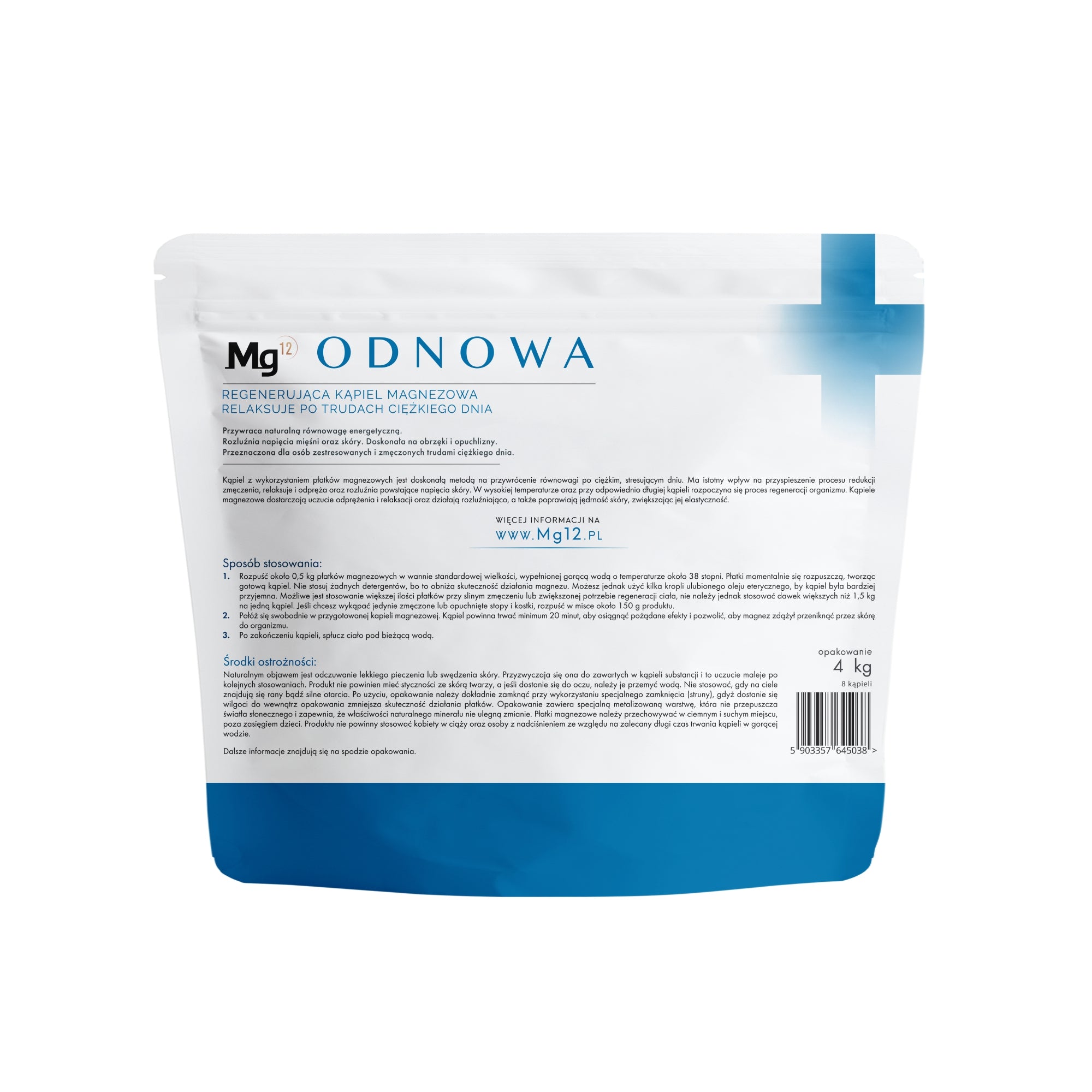 Zestaw Mg12 PIĄTKA: Biszofit, Kizeryt, Maris Sal, Kłodawa, Zabłocie