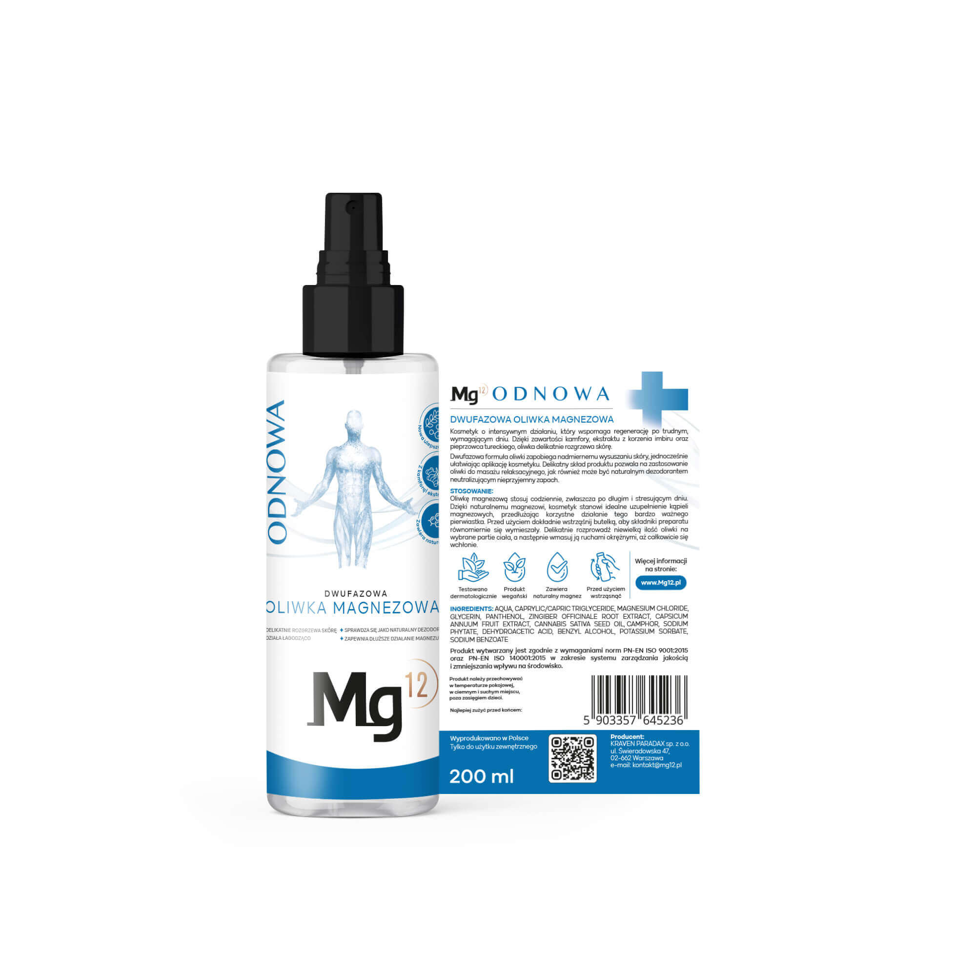 Dwufazowa oliwka magnezowa Mg12 ODNOWA