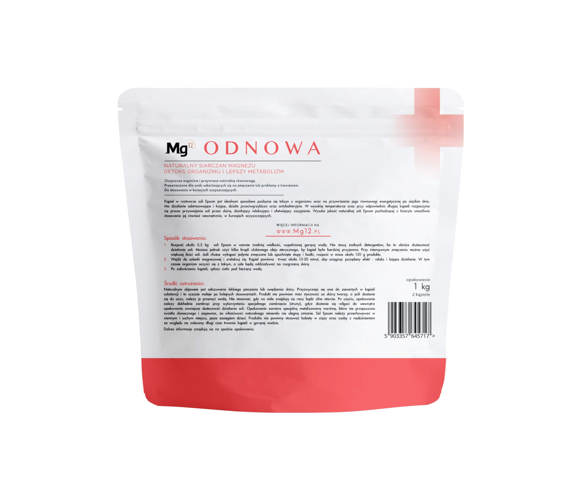 Zestaw Mg12 ODNOWA: Sól Epsom + Balsam nawilżający