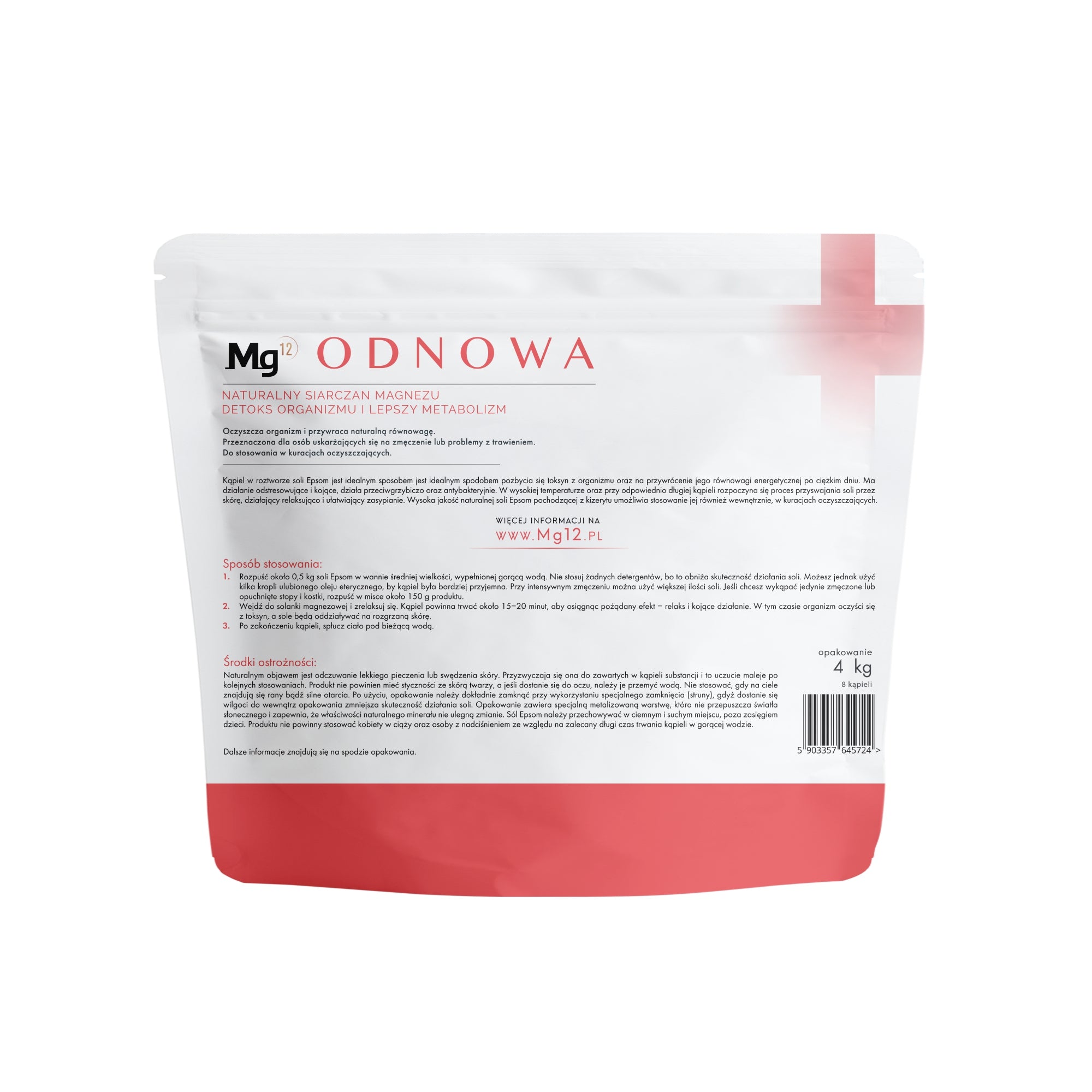 Zestaw Mg12 ODNOWA: Sól Epsom + Balsam nawilżający