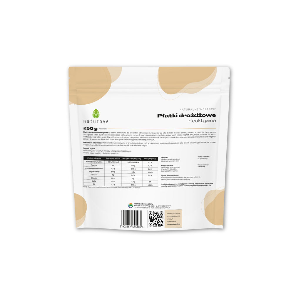 Płatki drożdżowe nieaktywne naturove