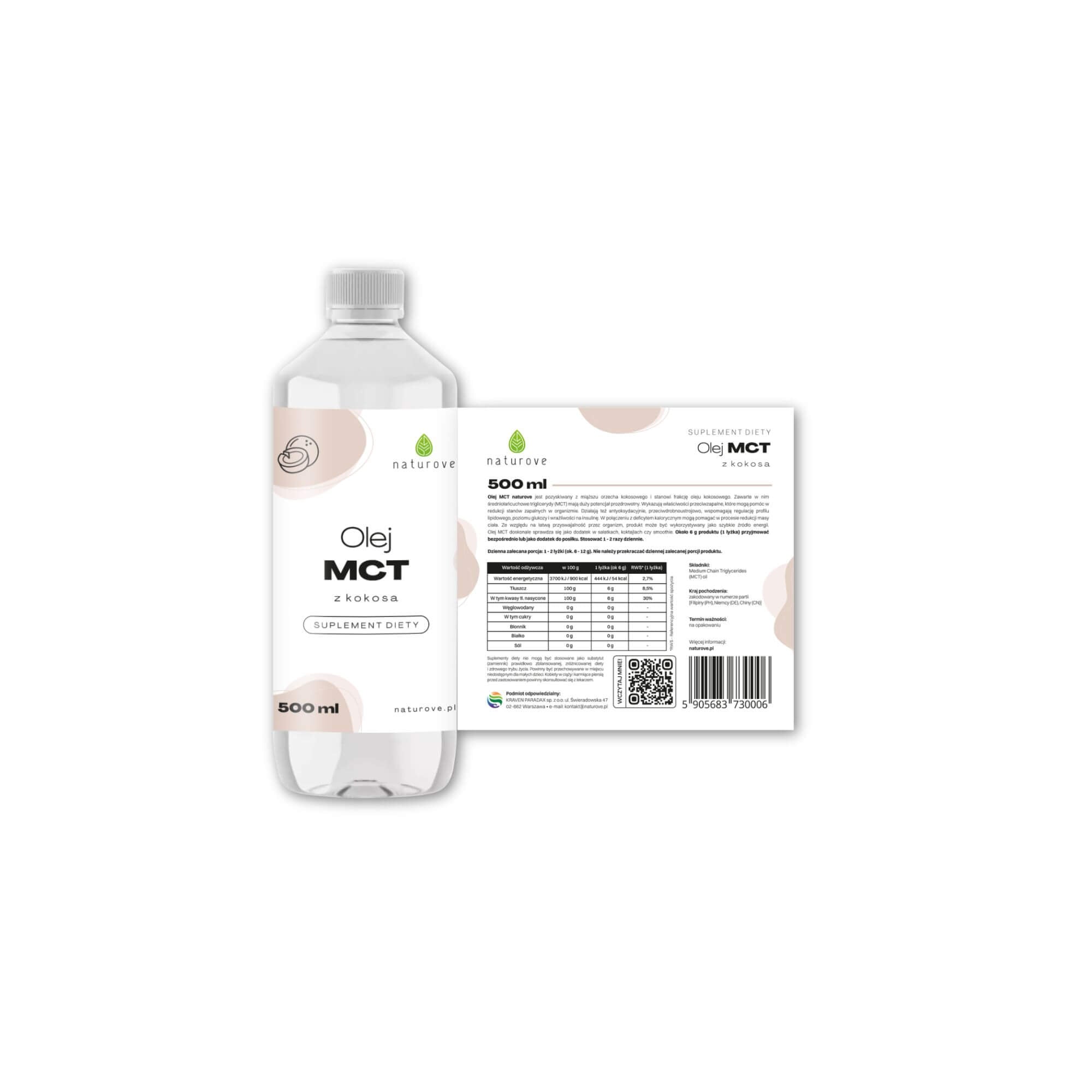 Olej MCT naturove
