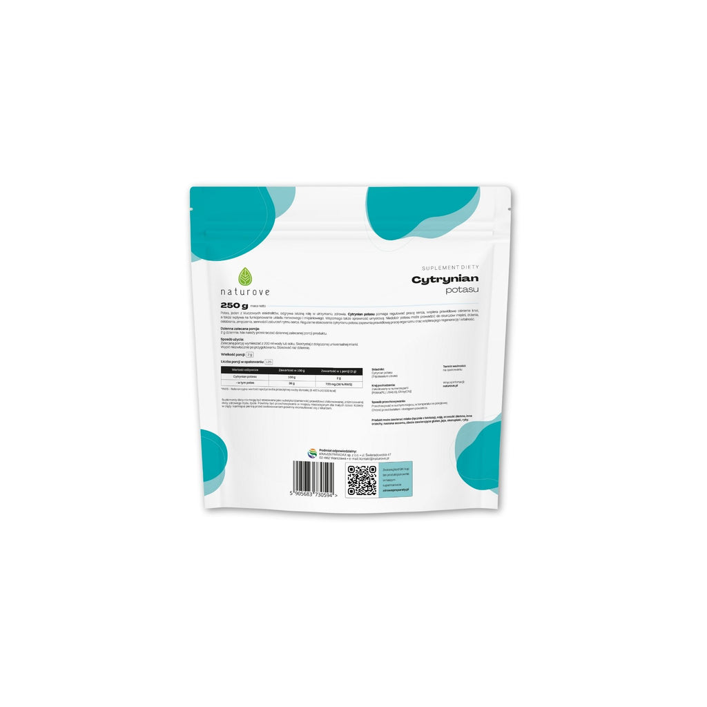 Cytrynian potasu naturove