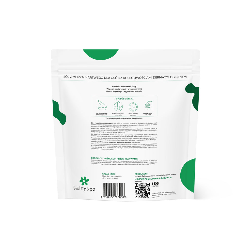 Minerał z Jordanii saltyspa - Sól z Morza Martwego do kąpieli saltyspa