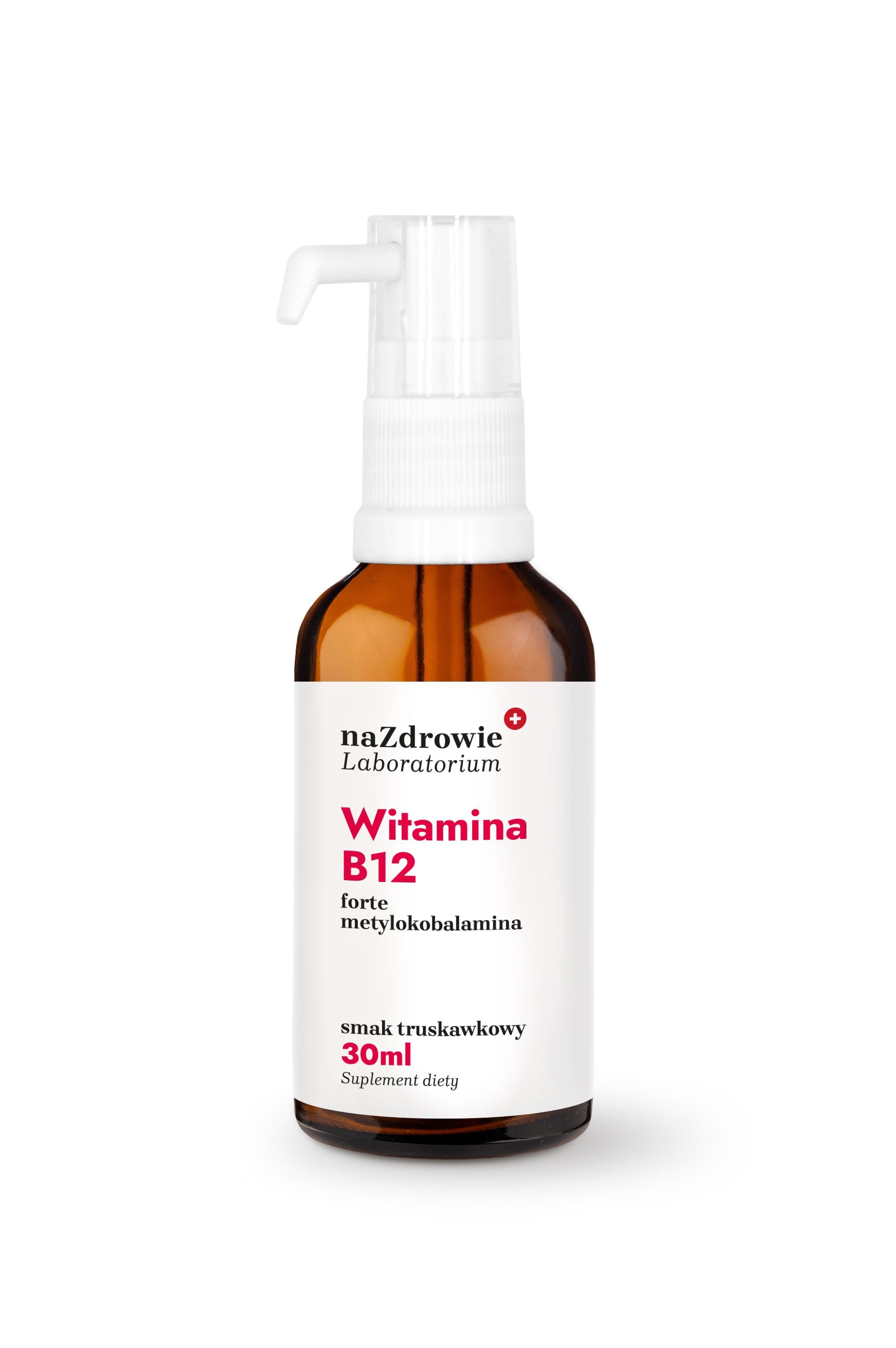 Witamina B12 Forte (truskawkowa) naZdrowie