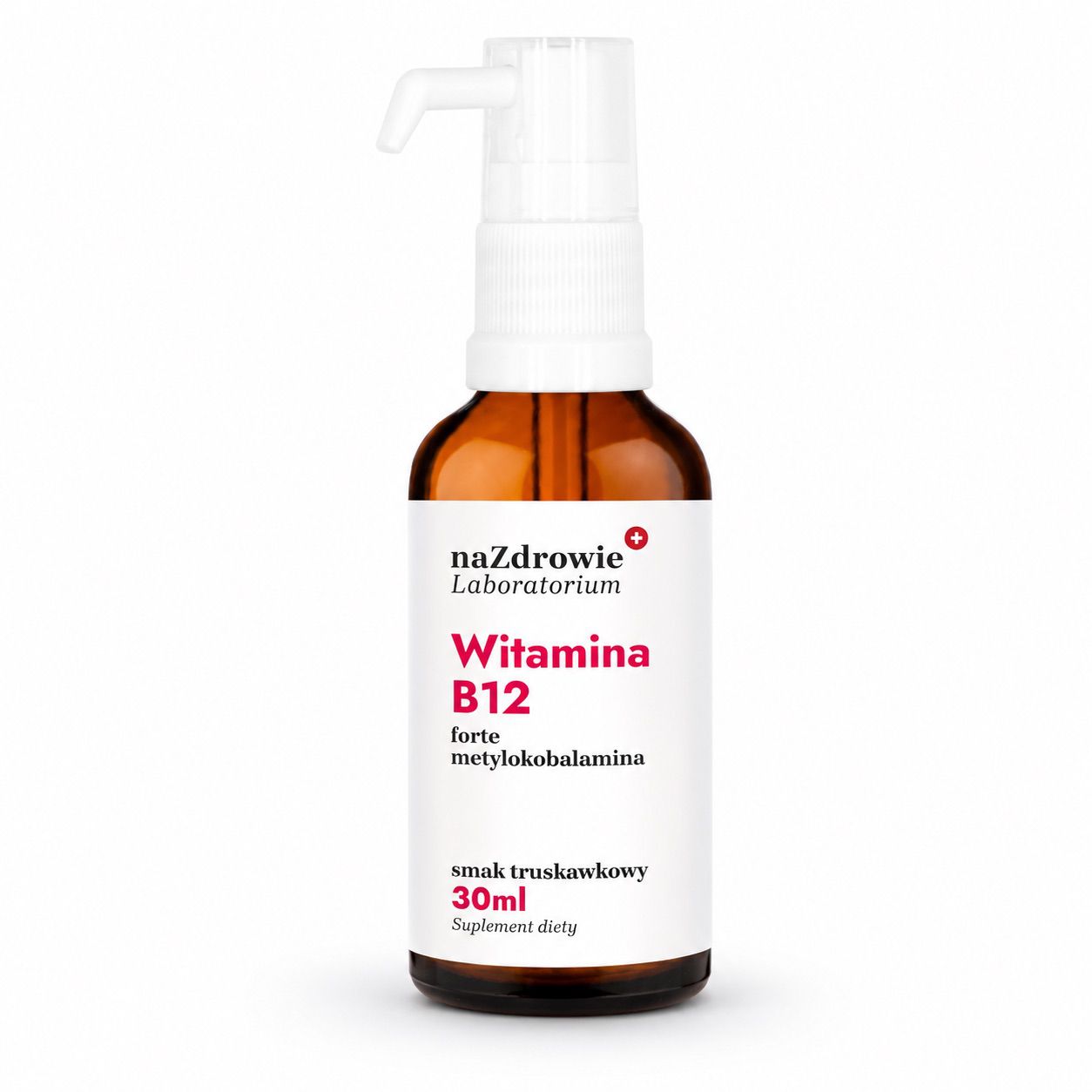 Witamina B12 Forte (truskawkowa) naZdrowie