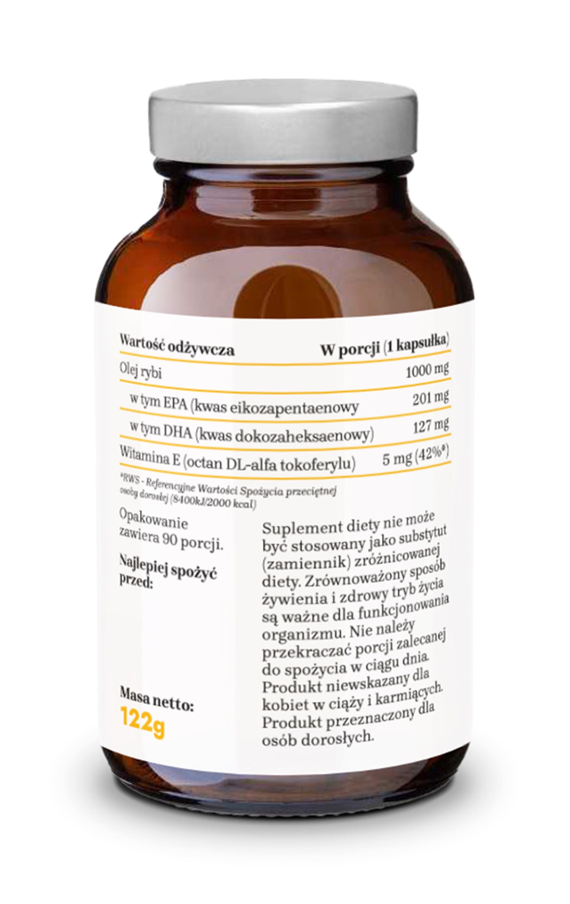 Kwas Omega-3 z witaminą E naZdrowie