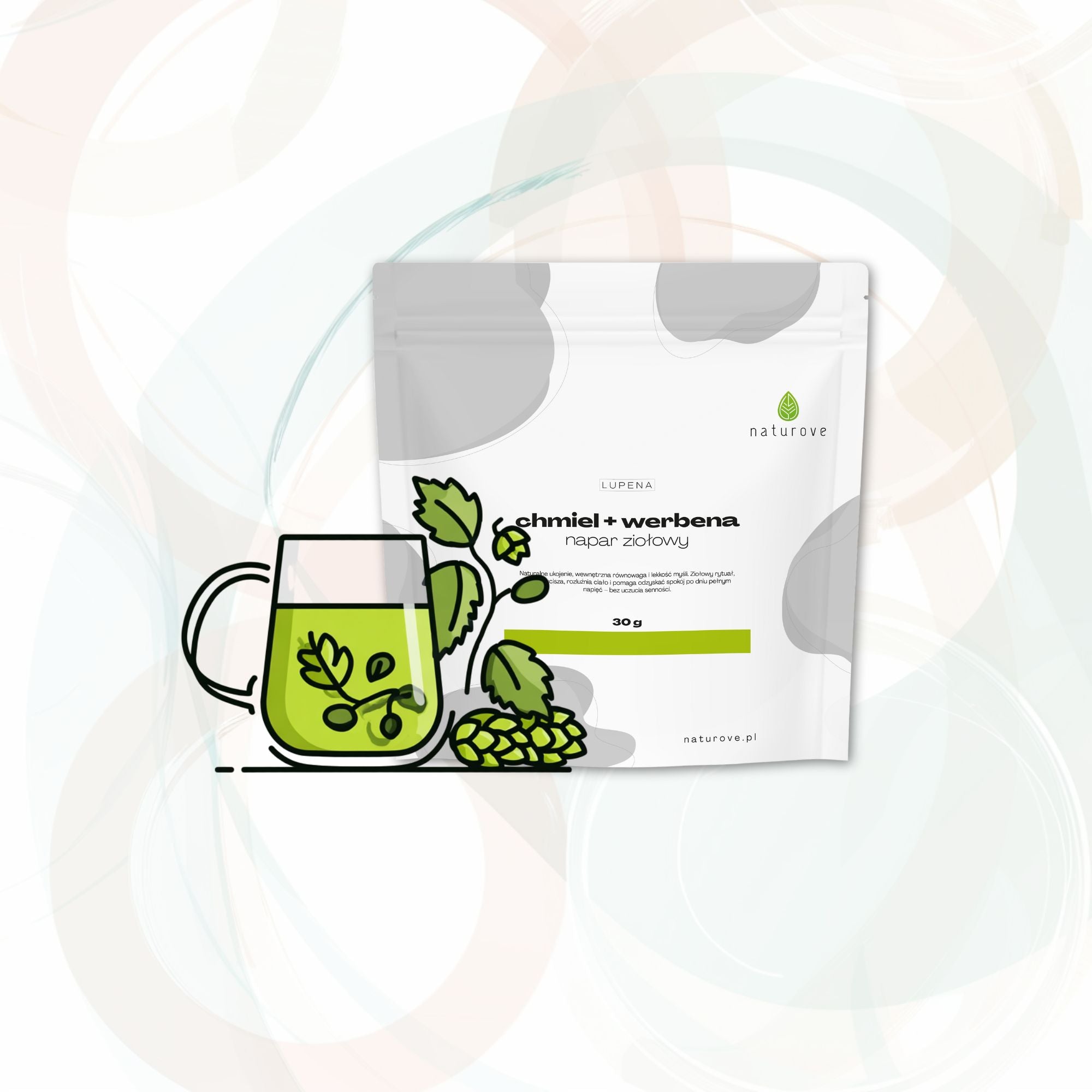 Napar chmiel + werbena cytrynowa naturove Lupena 30g