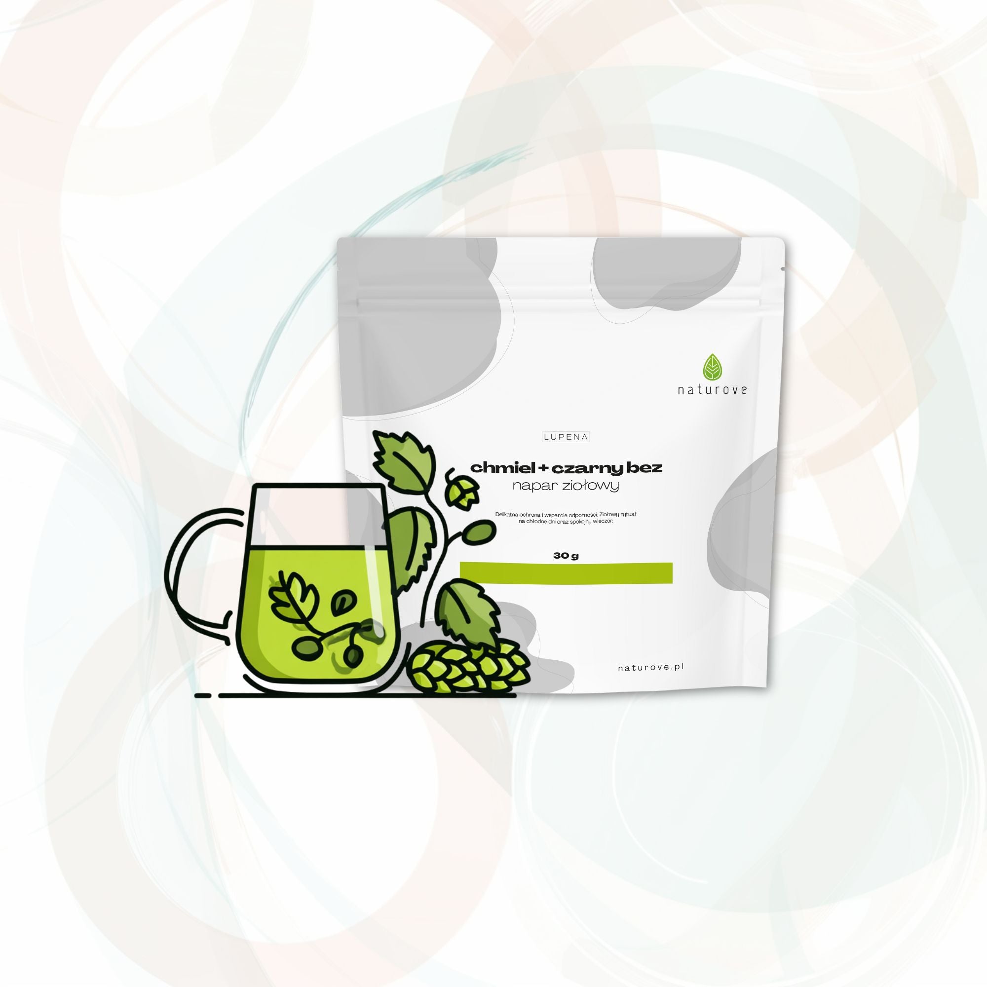 Napar chmiel + kwiat bzu czarnego naturove Lupena 30g