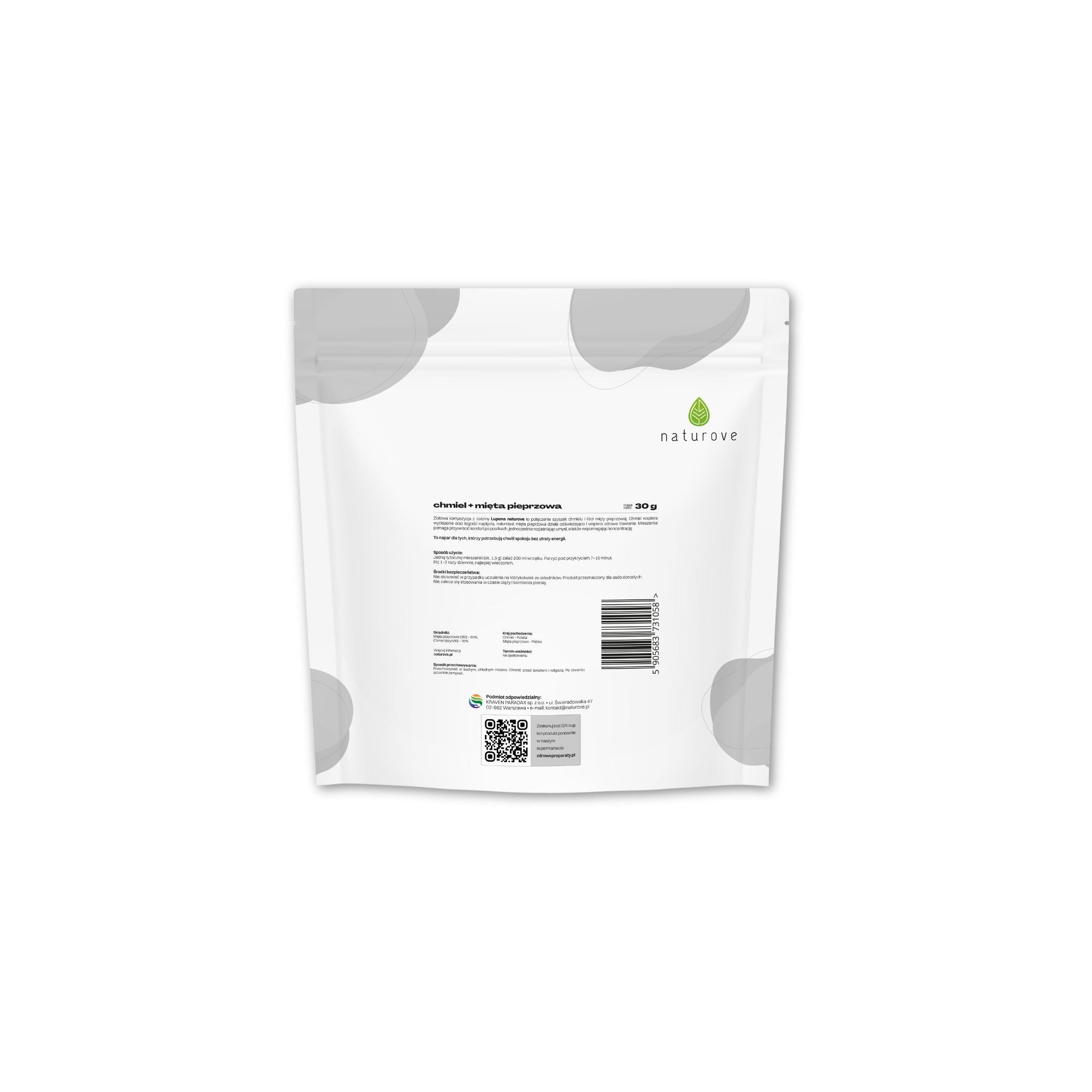 Napar chmiel + mięta pieprzowa naturove Lupena 30g