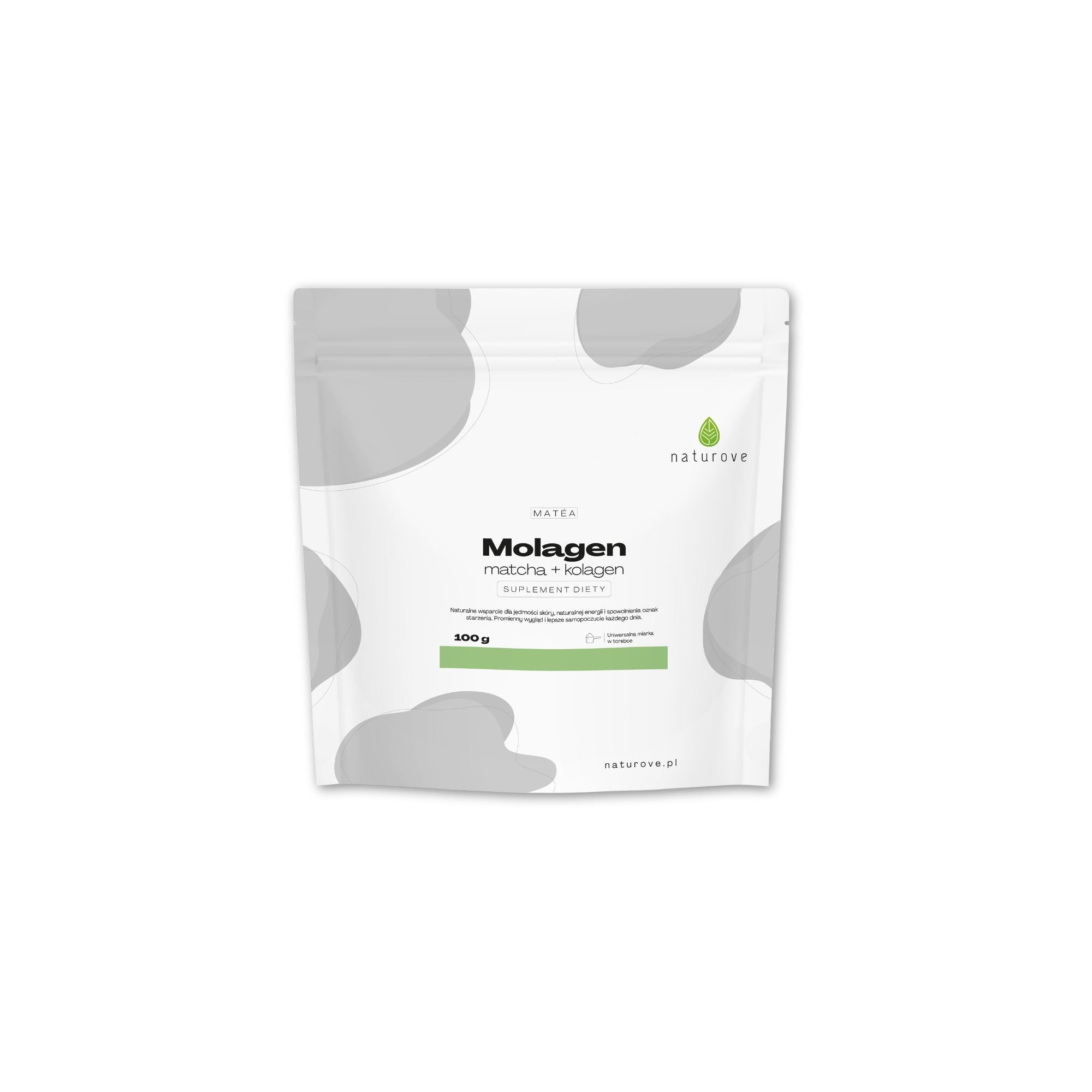 Kompozycja Matéa Molagen (matcha + kolagen) naturove