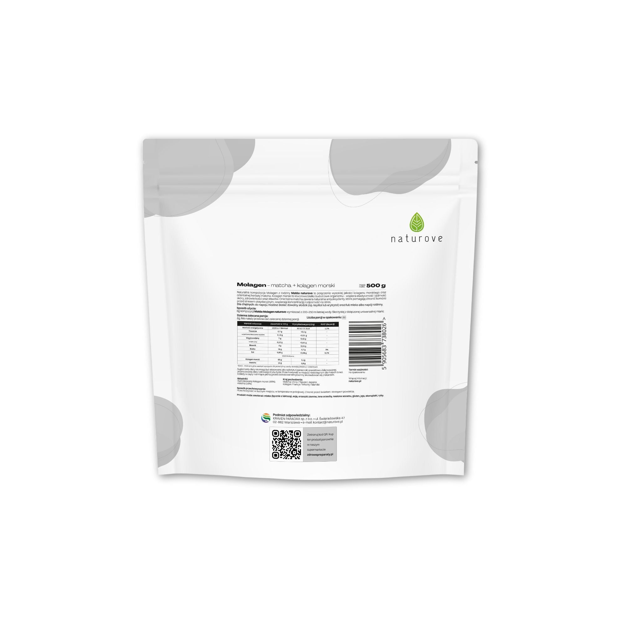 Kompozycja Matéa Molagen (matcha + kolagen) naturove