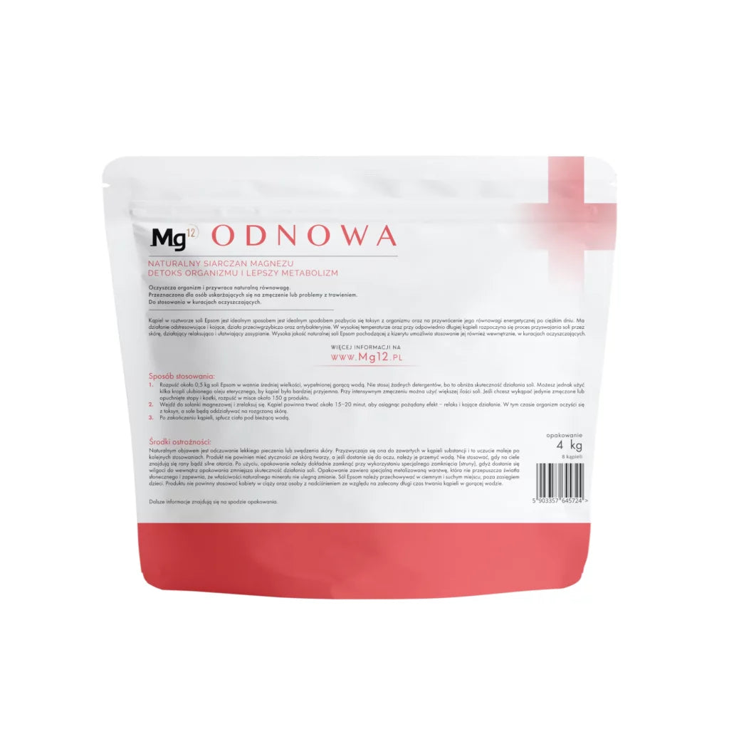 Sól Epsom Mg12 ODNOWA (100% kizeryt)