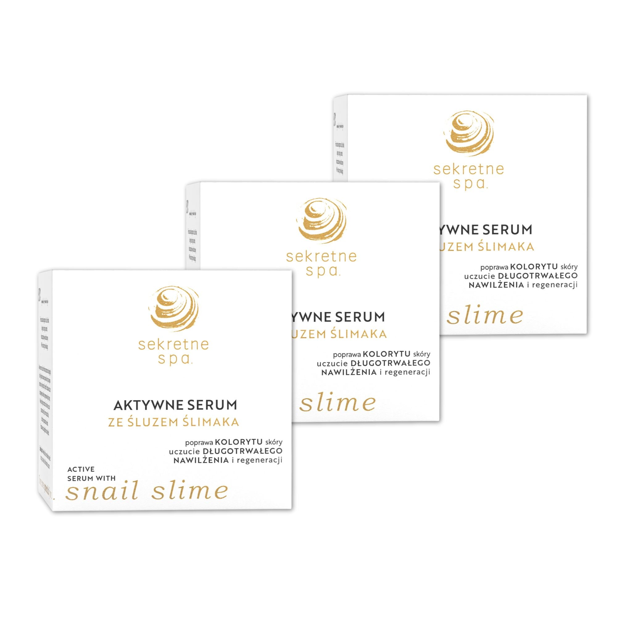 Aktywne serum ze śluzem ślimaka SekretneSPA