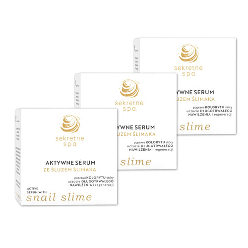 Aktywne serum ze śluzem ślimaka SekretneSPA