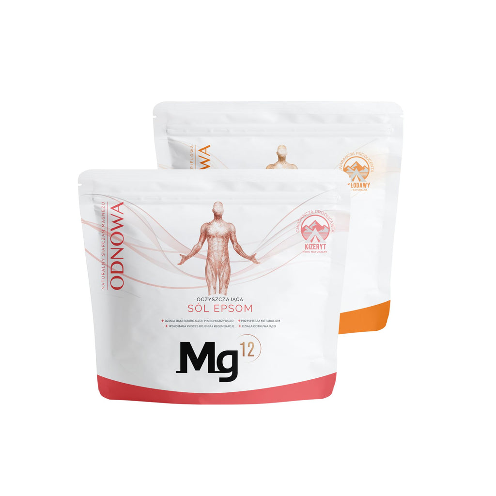 Zestaw Mg12 MINERAL EPSOM 8kg (kizeryt + kłodawa)