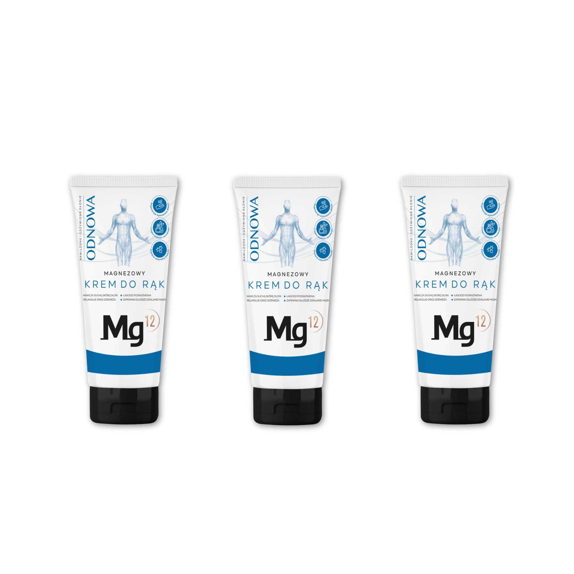 Magnezowy krem do rąk z biszofitem Mg12 ODNOWA