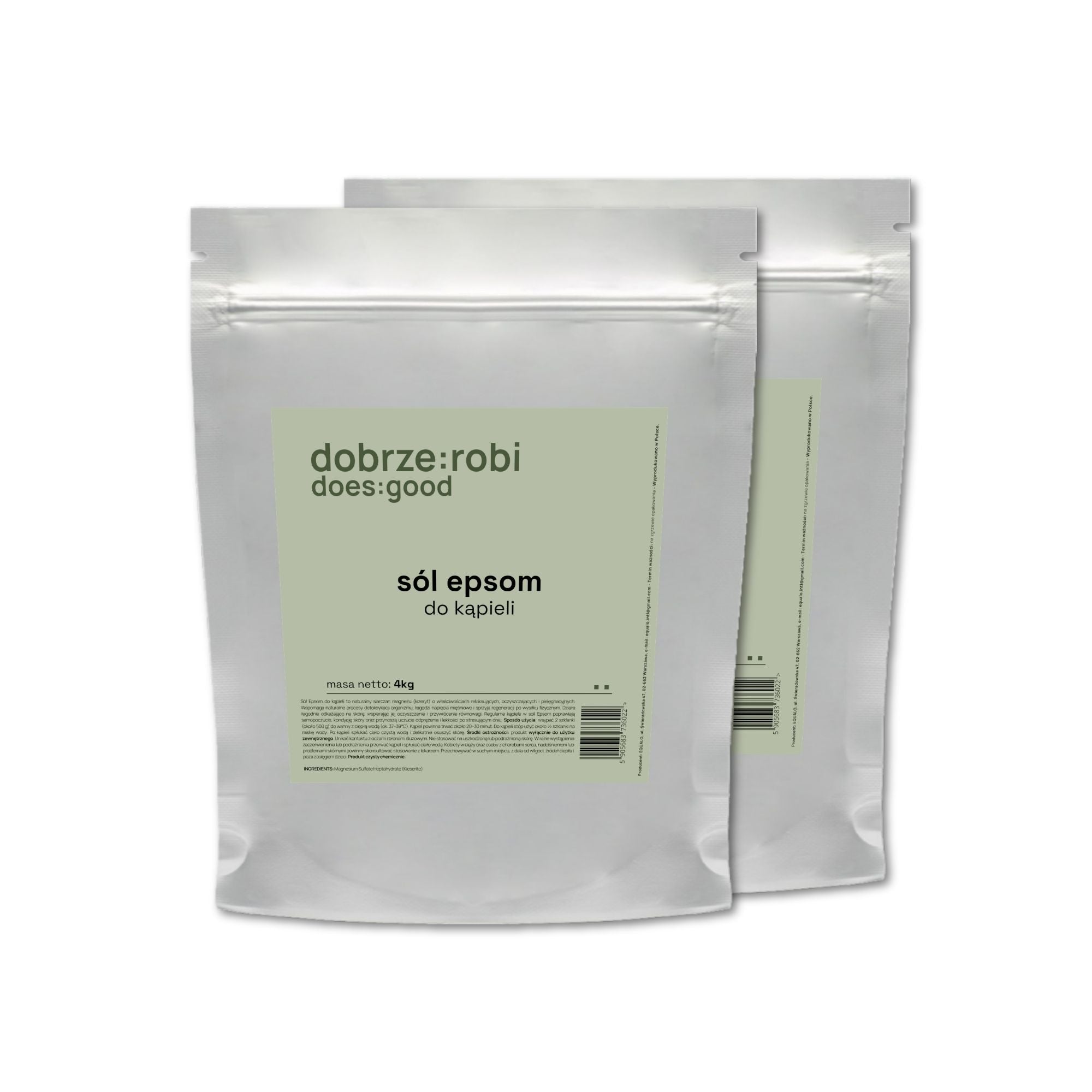 Sól Epsom dobrze:robi