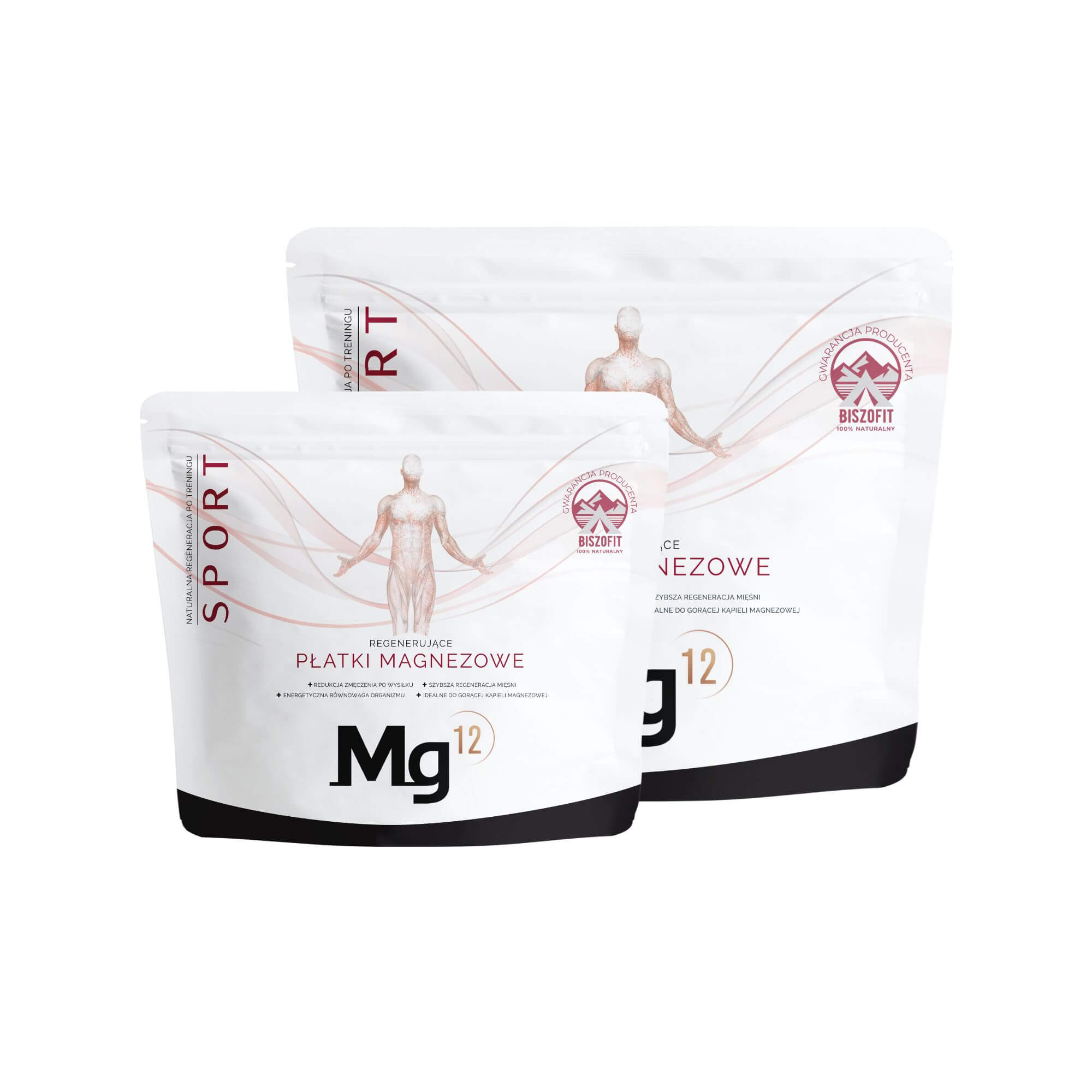 Płatki magnezowe Mg12 SPORT (naturalny chlorek magnezu) (100% biszofit)