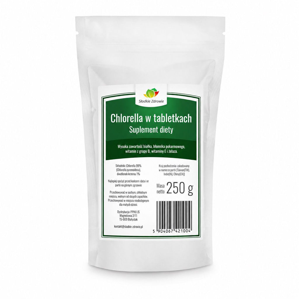 Chlorella w tabletkach Słodkie-Zdrowie